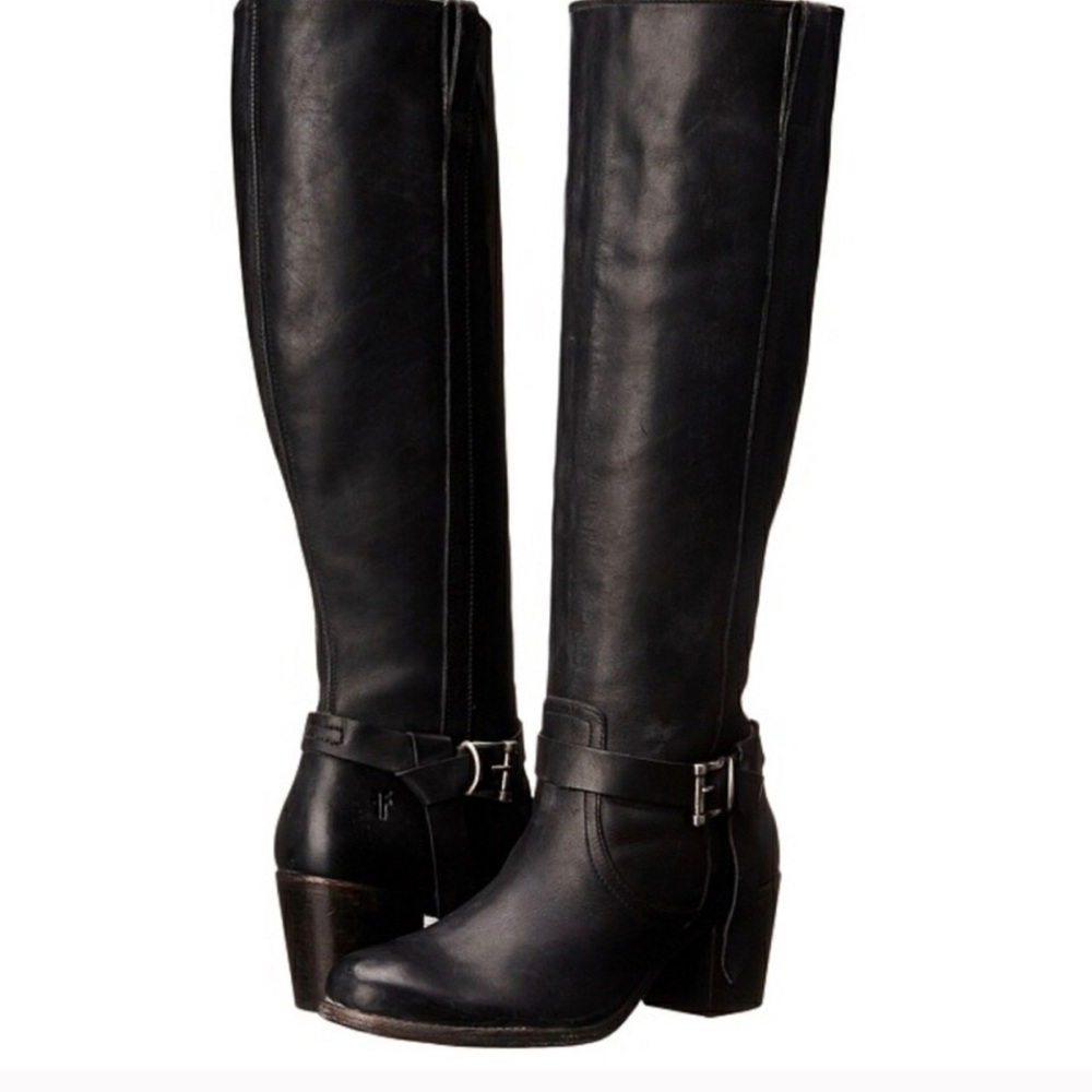 Frye Malorie Black Boot Size 8